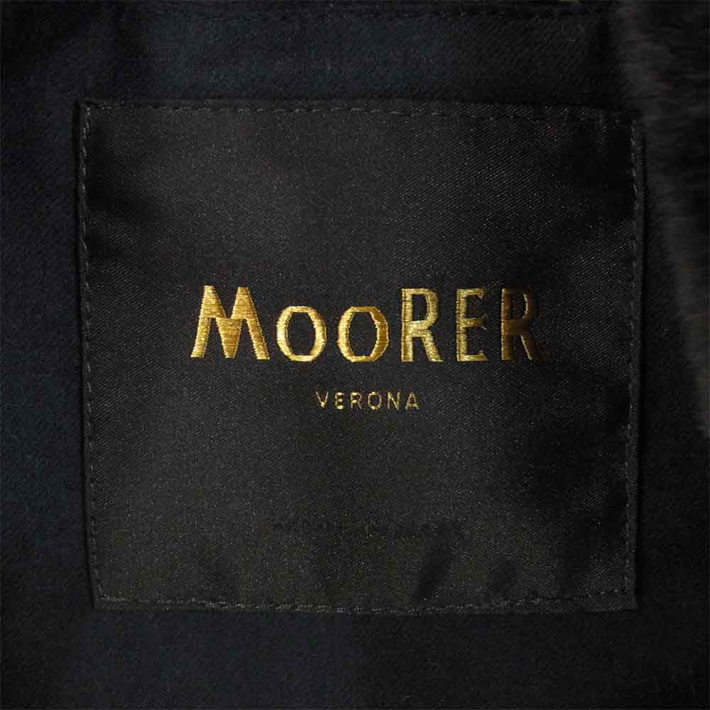 ムーレー 国内正規品 SIRO L ファー ダウンジャケット ダークネイビー系 48【中古】