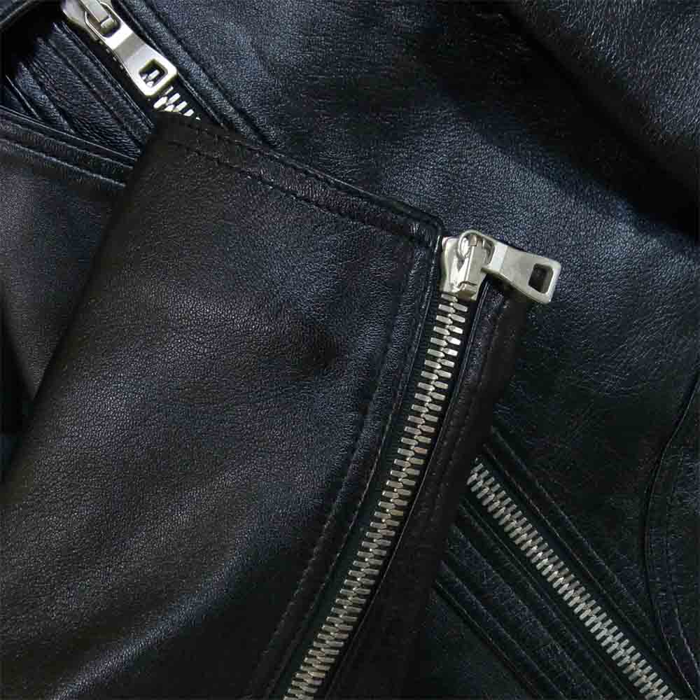 BALMAIN バルマン 18AW W8H2868P199 ダブルジップ ライダース ブラック系 50【中古】
