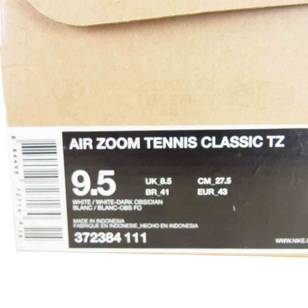 NIKE ナイキ 372384-111 エア ズーム テニス クラシック ユニフォーム エクスペリメント AIR ZOOM TENNIS CLASSIC TZ UNIFORM EXPERIMENT ホワイト系 27.5cm【中古】