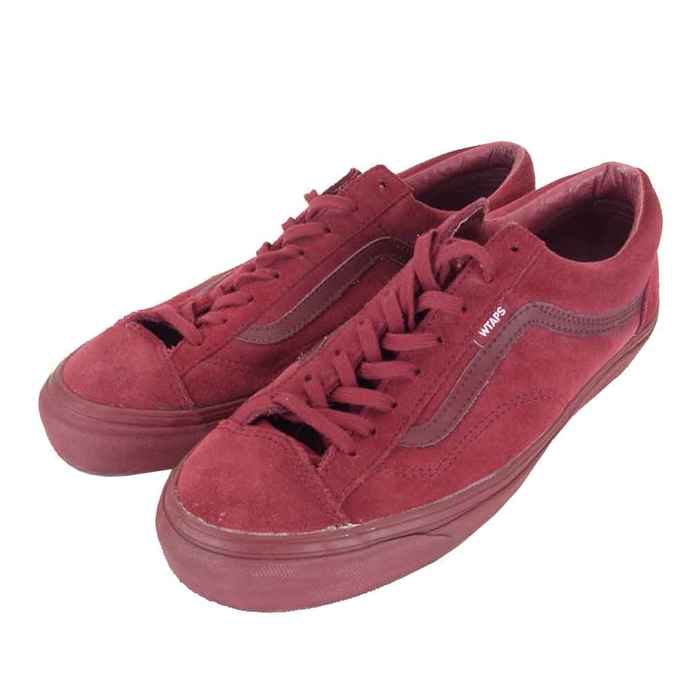 VANS バンズ VN-0SF5H1X x ダブルタップス ヴォルト WTAPS OG STYLE 36 LX BURGUNDY ワインレッド系 28.0cm【中古】