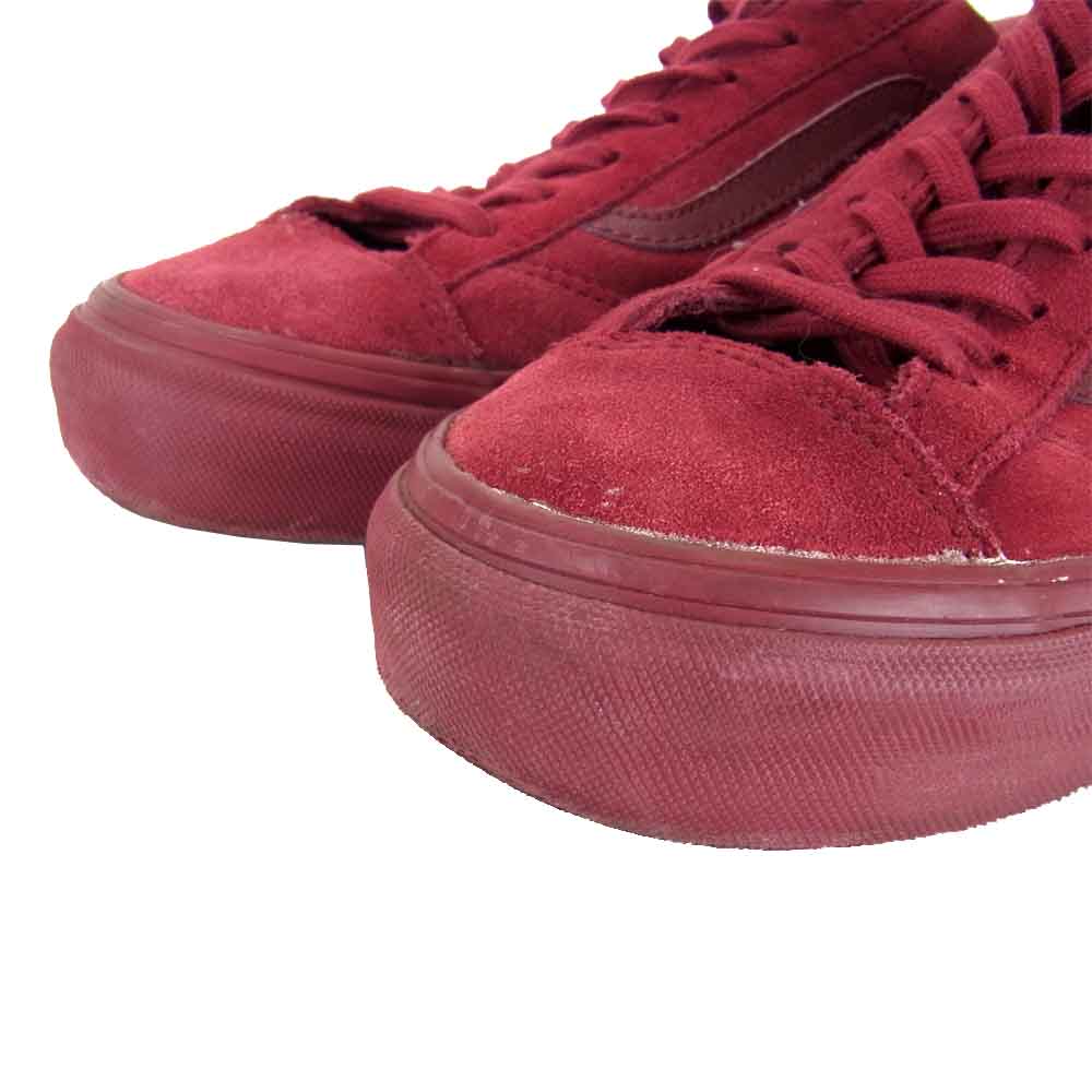 VANS バンズ VN-0SF5H1X x ダブルタップス ヴォルト WTAPS OG STYLE 36 LX BURGUNDY ワインレッド系 28.0cm【中古】