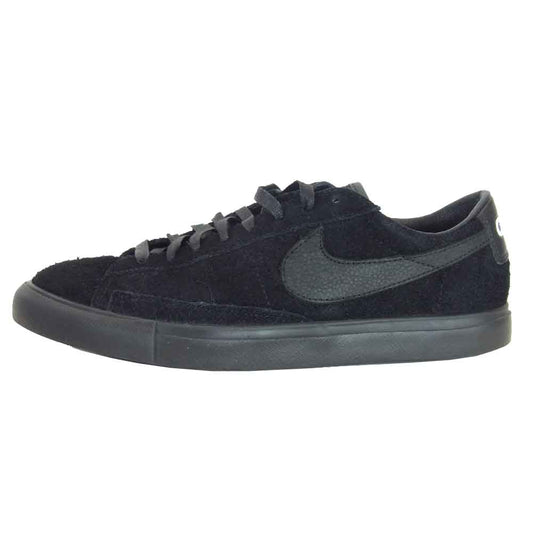 NIKE ナイキ 633699-009 × コムデギャルソン ブレザー ロー プレミアム BLAZER LOW PREM CDG SP ブラック系 28cm【美品】【中古】