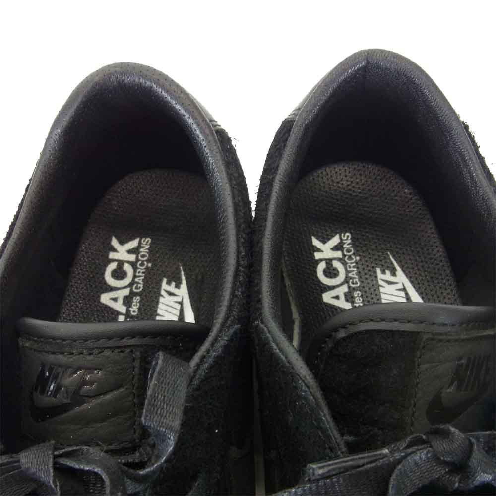 NIKE ナイキ 633699-009 × コムデギャルソン ブレザー ロー プレミアム BLAZER LOW PREM CDG SP ブラック系 28cm【美品】【中古】