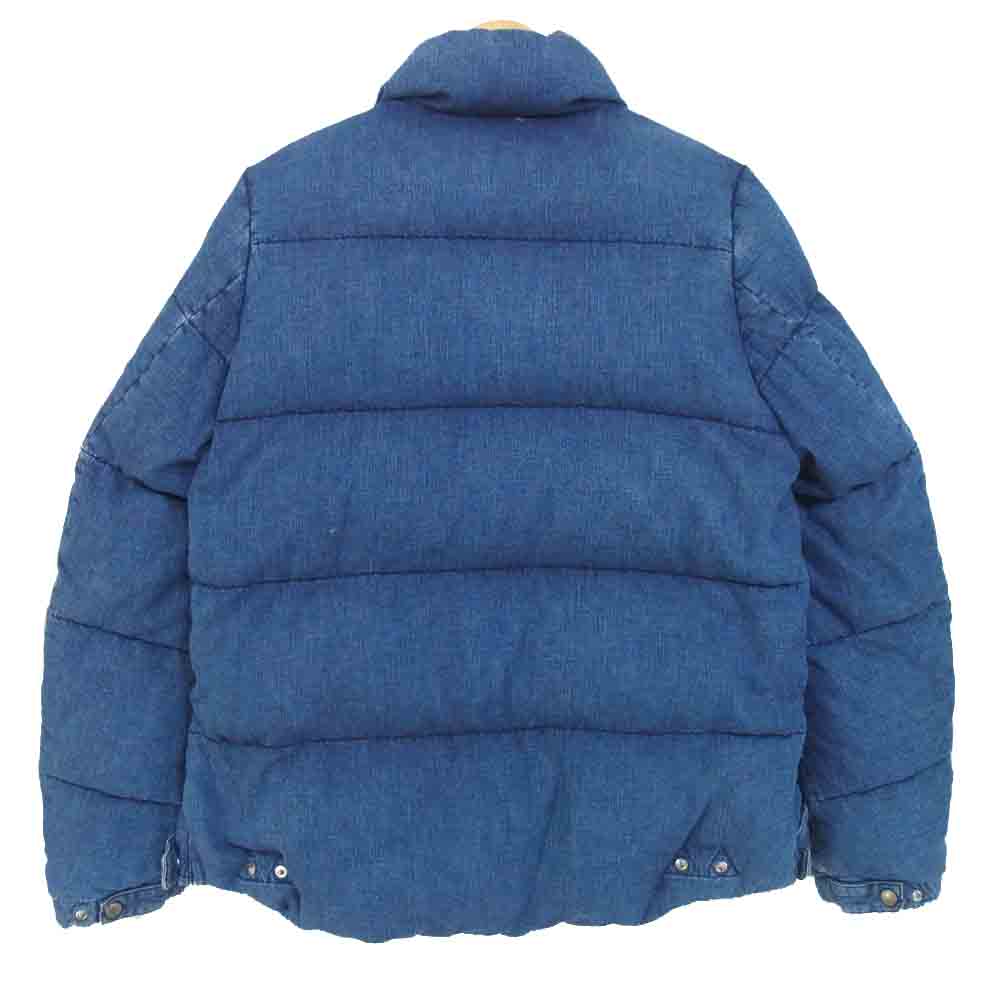 REMI RELIEF レミレリーフ コンチョ ボタン デニム ダウン ジャケット