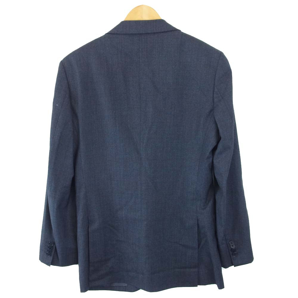 SHIPS シップス ジャージー 2B テーラード ジャケット ネイビー系【中古】