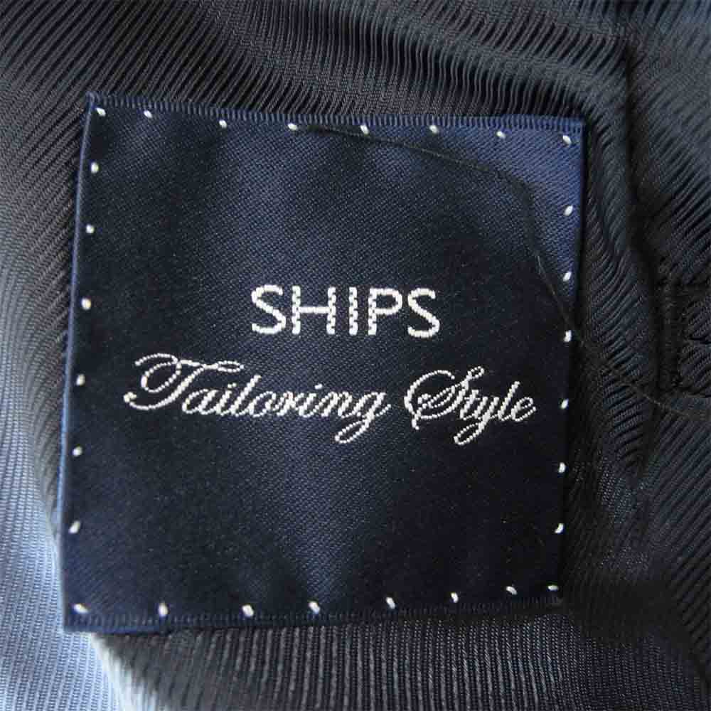 SHIPS シップス ジャージー 2B テーラード ジャケット ネイビー系【中古】