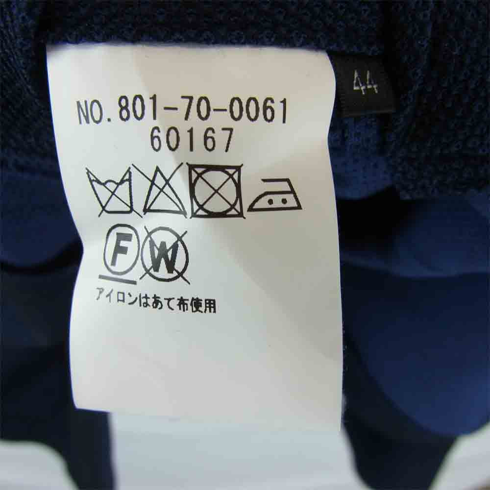 SHIPS シップス 鹿の子 ストレッチ 3B テーラード ジャケット ネイビー系【中古】