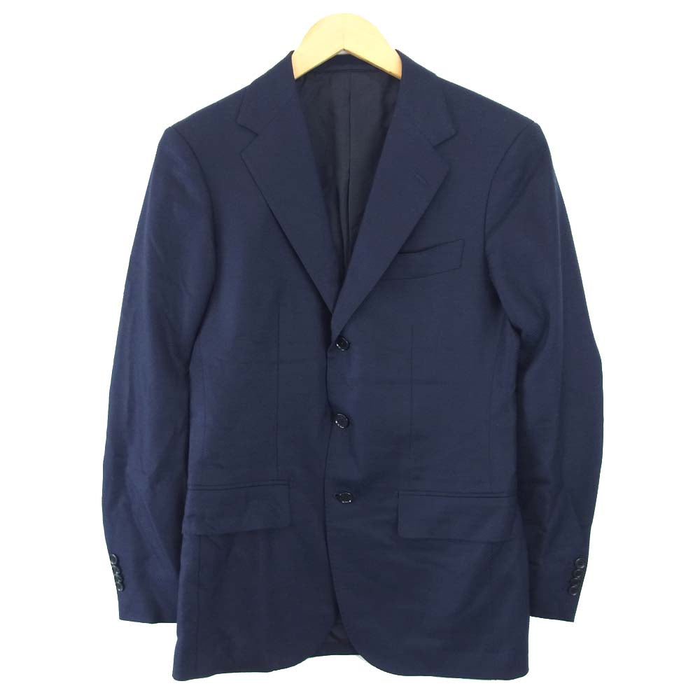 UNITED ARROWS ユナイテッドアローズ 1122-161-5213 UADB ホップサック タスマニア ウール 3B テーラード ジャケット ネイビー系 44【中古】