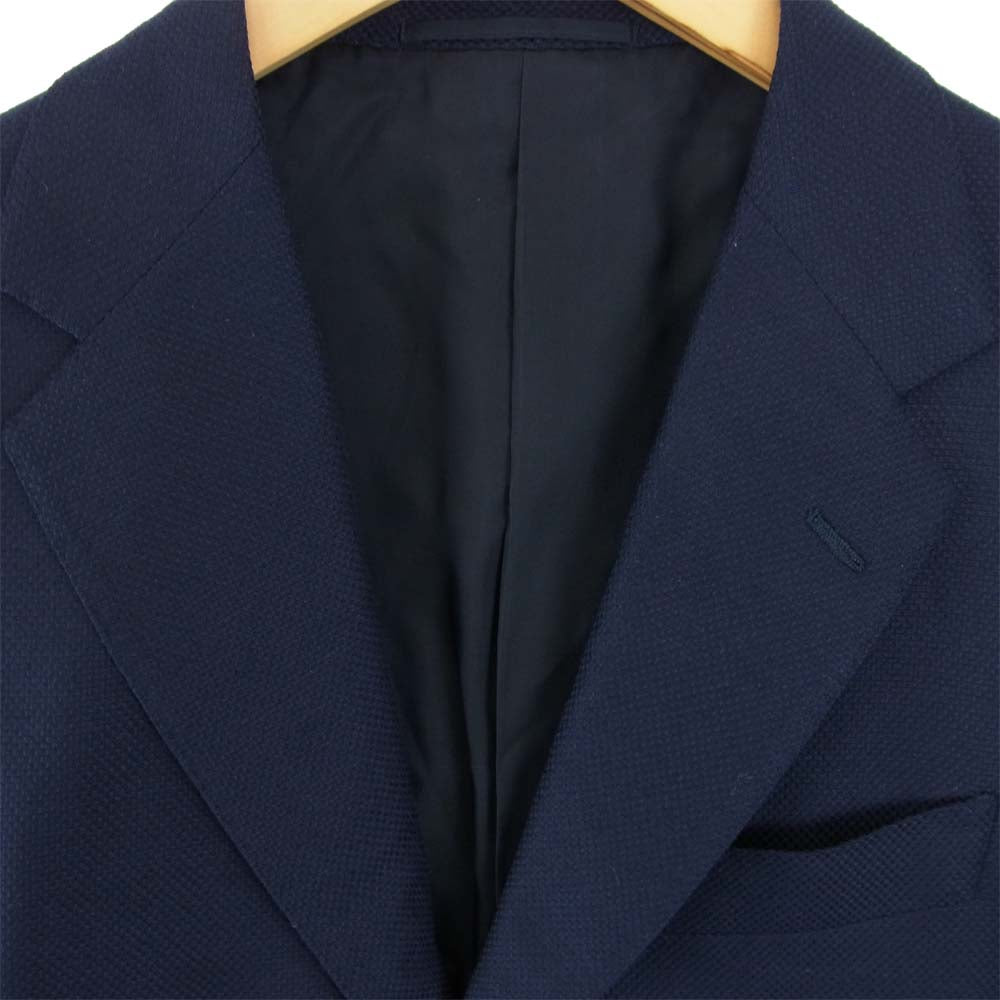 UNITED ARROWS ユナイテッドアローズ 1122-161-5213 UADB ホップサック タスマニア ウール 3B テーラード ジャケット ネイビー系 44【中古】