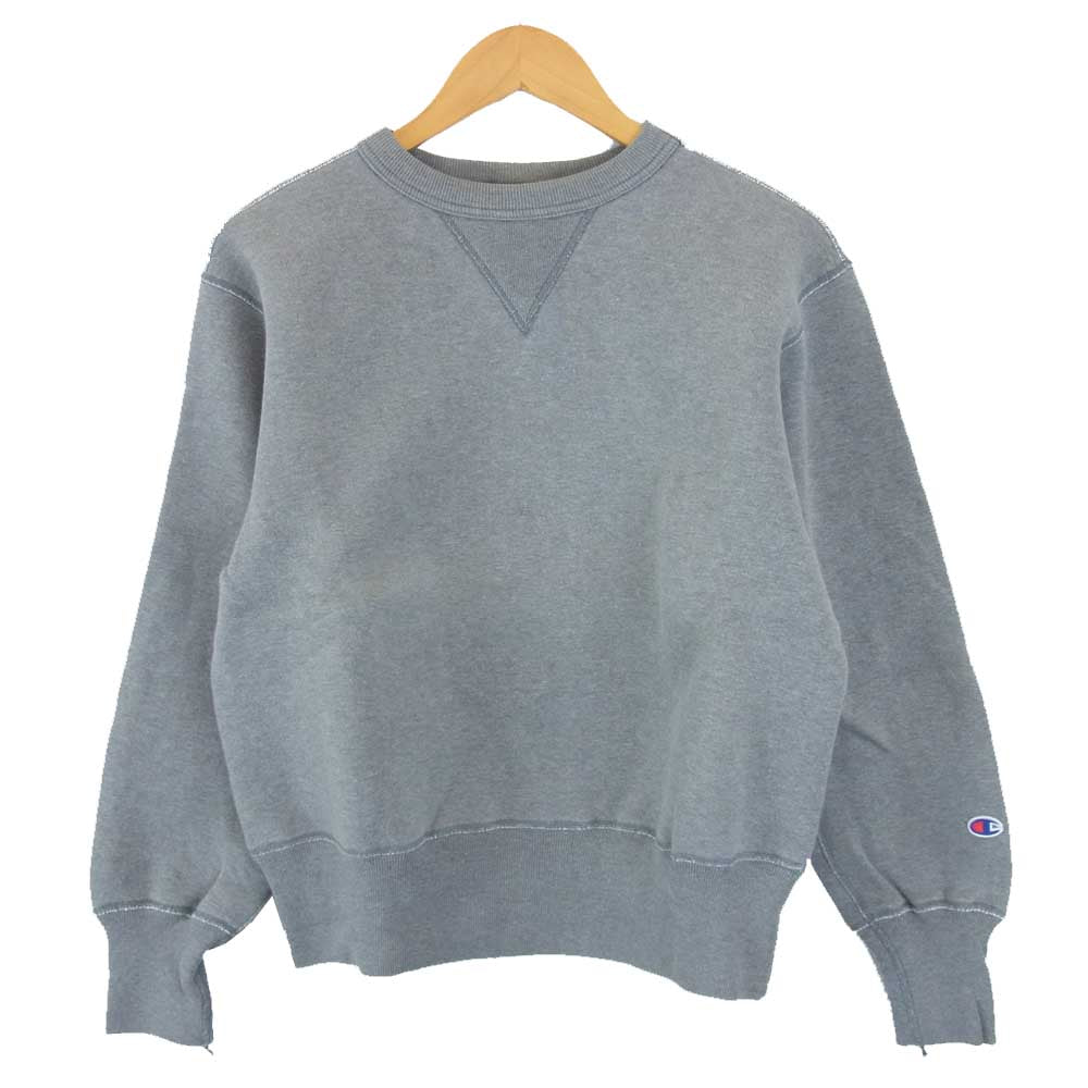 Champion チャンピオン Premium revice weave プレミアム リバース ウィーブ 目無し 両Ｖ グレー系 M【中古】