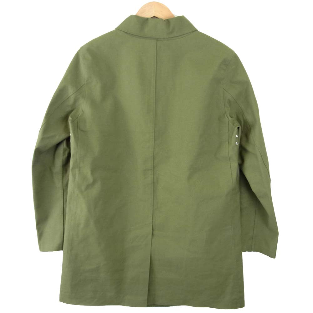Mackintosh マッキントッシュ ウール ライナー付 ゴム引き コットン ステンカラー コート カーキ系 ブラウン系 36【中古】