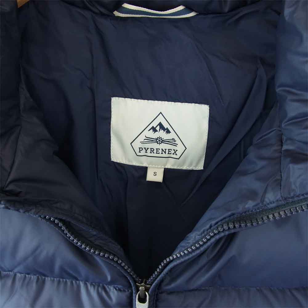 Pyrenex ピレネックス HMO009 SPOUTNIC MAT JACKET AMIRAL スプートニク マット ダウンジャケット ネイビー系 S【中古】
