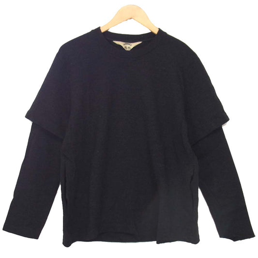 SUNSEA サンシー フェイク レイヤード ニット グレー系 2【中古】