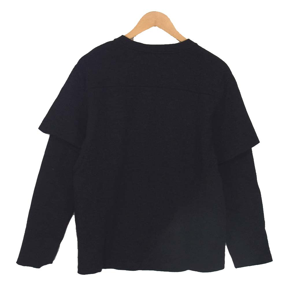 SUNSEA サンシー フェイク レイヤード ニット グレー系 2【中古】
