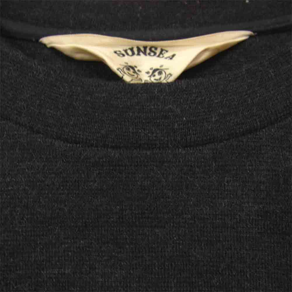 SUNSEA サンシー フェイク レイヤード ニット グレー系 2【中古】