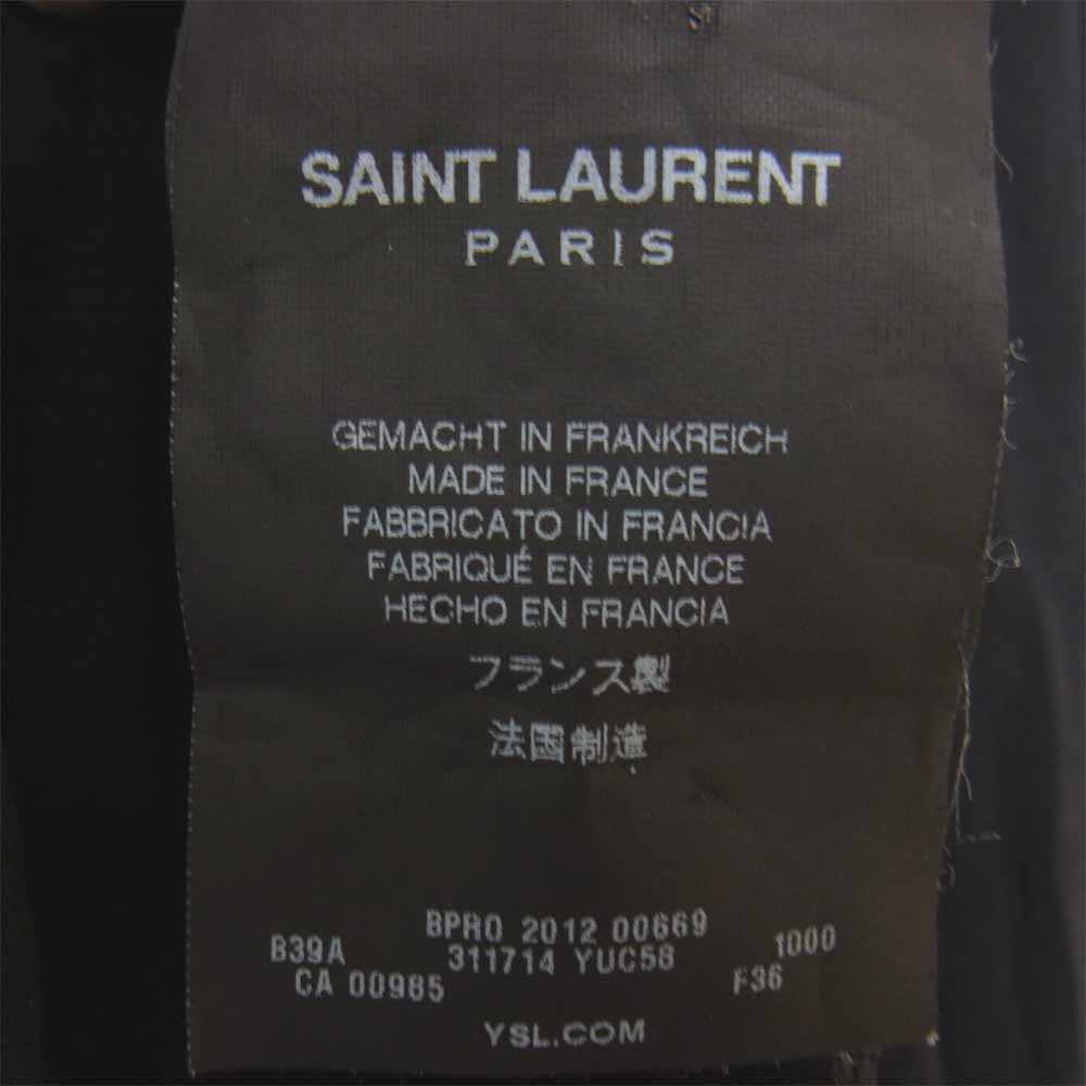 SAINT LAURENT サンローラン ブラウス ブラック系 サイズ表記無【中古】
