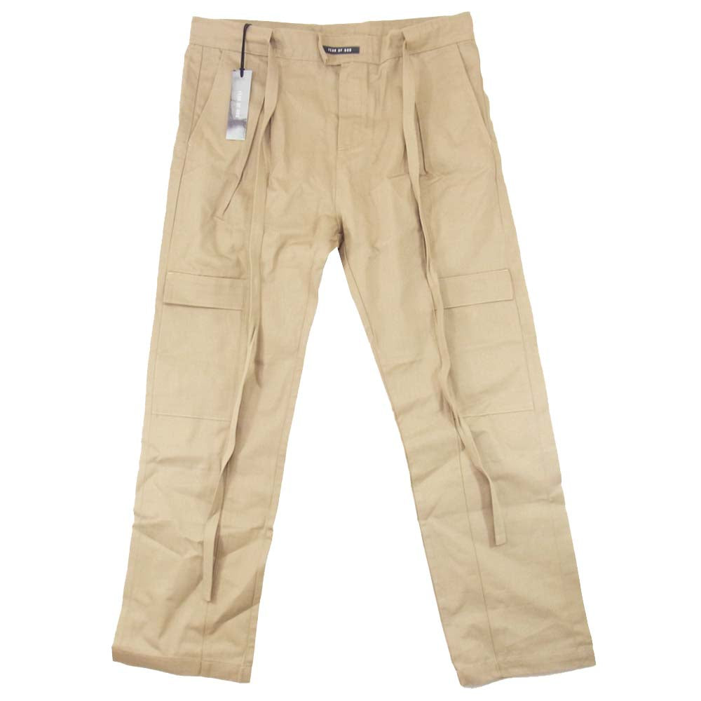 FEAR OF GOD フィアオブゴッド 国内正規品 SIXTH COLLECTION Baggy Cargo Pants バギー カーゴ パンツ ベージュ系 L【美品】【中古】