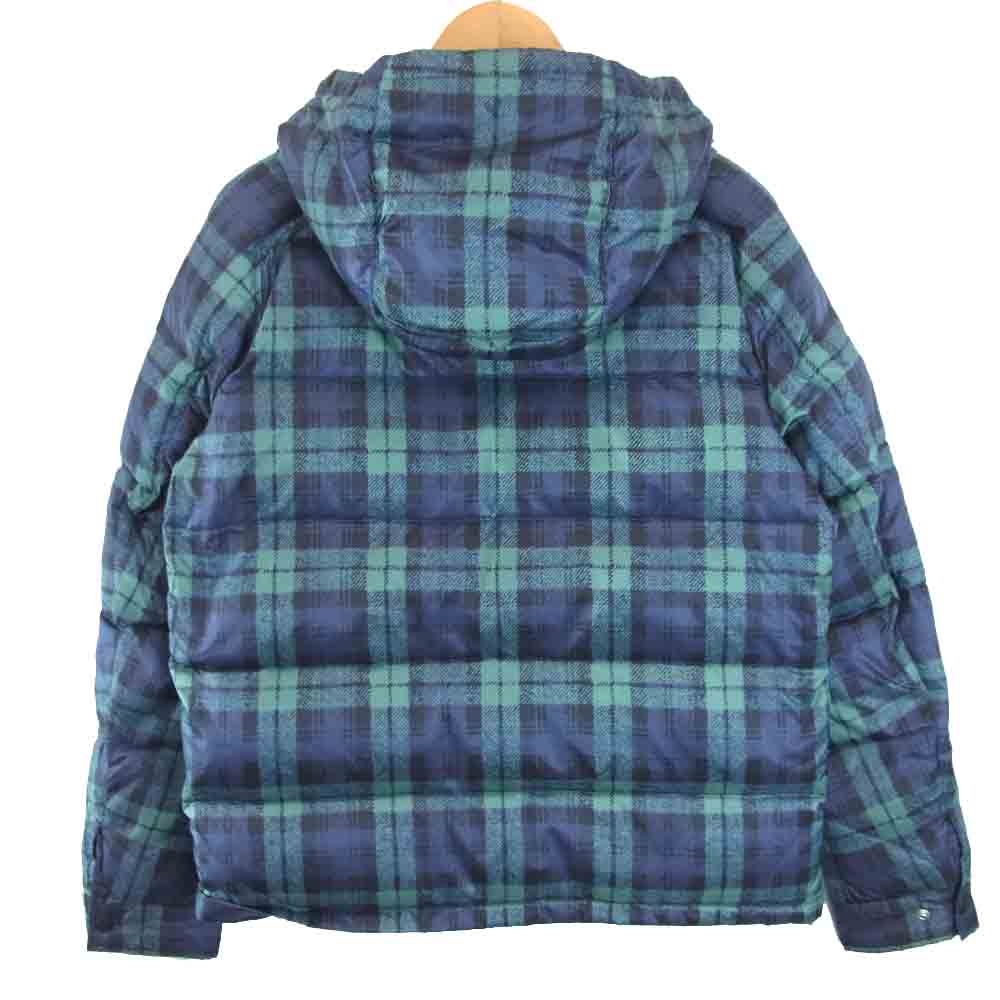 WHITE MOUNTAINEERING ホワイトマウンテニアリング WM1373231 チェック ダウンジャケット グリーン系 ネイビー系【中古】