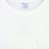 Champion チャンピオン ポケット付き ロングスリーブ Tシャツ ホワイト系 XL【新古品】【未使用】【中古】