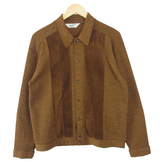 TENDERLOIN テンダーロイン 15AW T-J.O SWEATER コーデュロイ シャツ ブラウン系 M【美品】【中古】