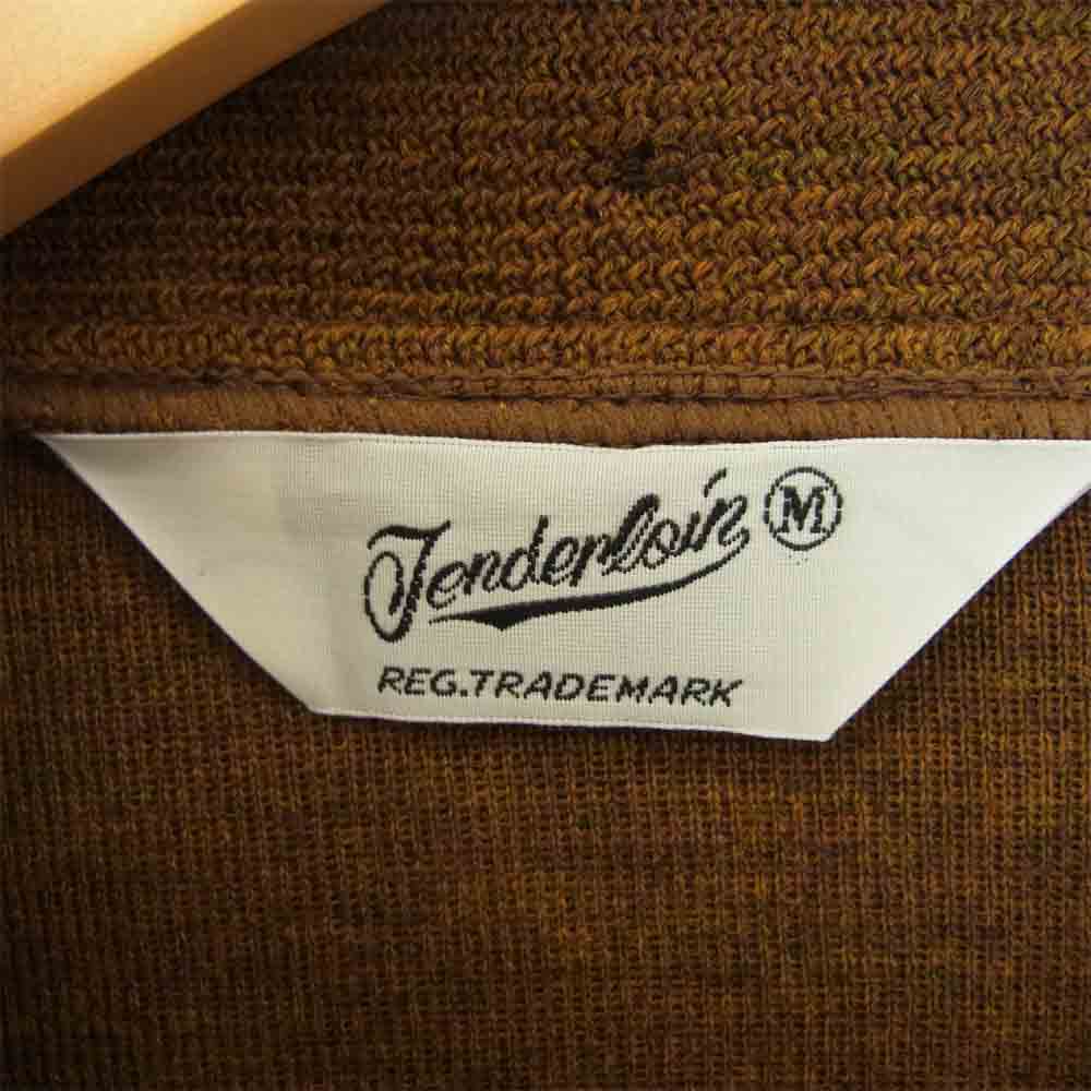 TENDERLOIN テンダーロイン 15AW T-J.O SWEATER コーデュロイ シャツ ブラウン系 M【美品】【中古】