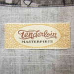 TENDERLOIN テンダーロイン 20SS SHT AS L/S 総柄 長袖 シャツ グレー系 L【新古品】【未使用】【中古】