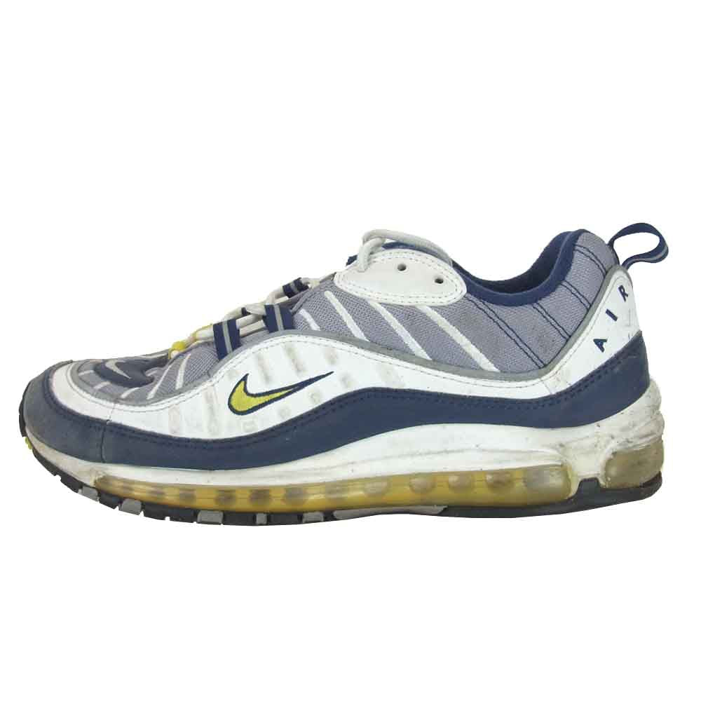 NIKE ナイキ 640744-105 エア マックス 98 AIR MAX 98 グレー系 ホワイト系 27.5cm【中古】