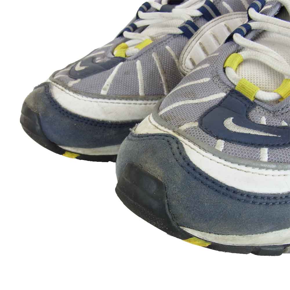 NIKE ナイキ 640744-105 エア マックス 98 AIR MAX 98 グレー系 ホワイト系 27.5cm【中古】