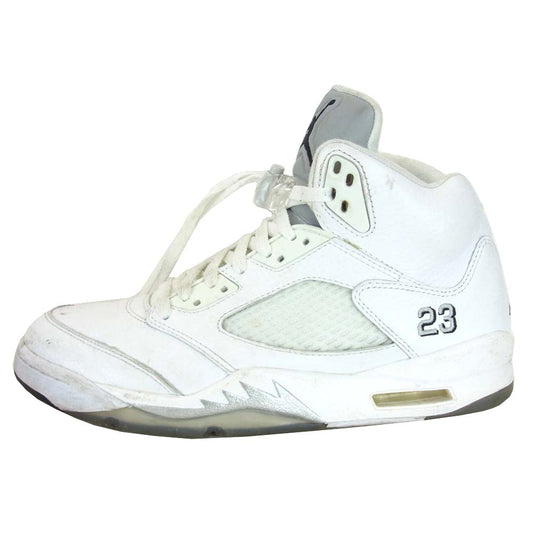 NIKE ナイキ 136027-130 エア ジョーダン 5 レトロ AIR JORDAN 5 RETRO ホワイト系 ホワイト系【中古】