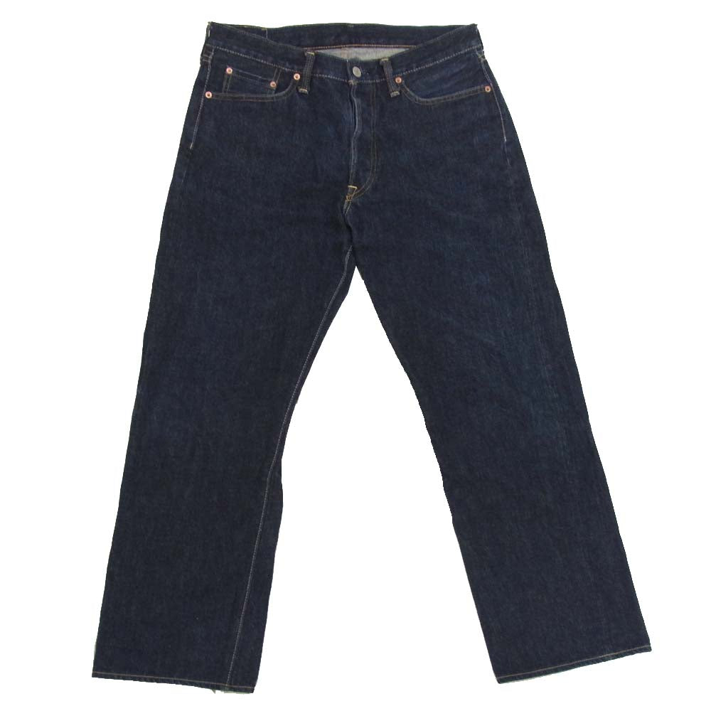 STUDIO D’ARTISAN ステュディオダルチザン SD-101 15oz レギュラー ストレート ボタンフライ インディゴブルー系 34【中古】