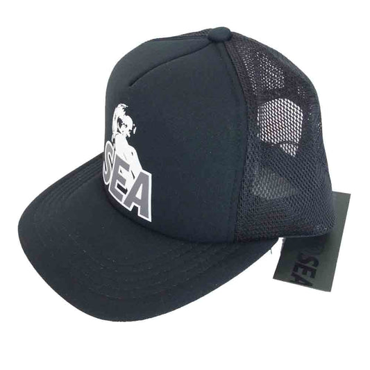 HYSTERIC GLAMOUR ヒステリックグラマー 02203QH06 × ウィンダンシー WIND AND SEA HYS WDS CAP ブラック系【新古品】【未使用】【中古】