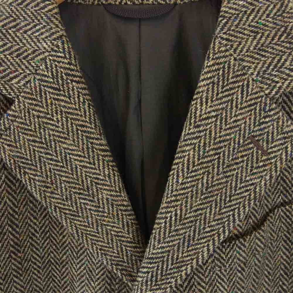 アナトミカ 530-552-08 ヘリンボーン ウール ジャケット DUNN JACKET ブラウン系 38【新古品】【未使用】【中古】