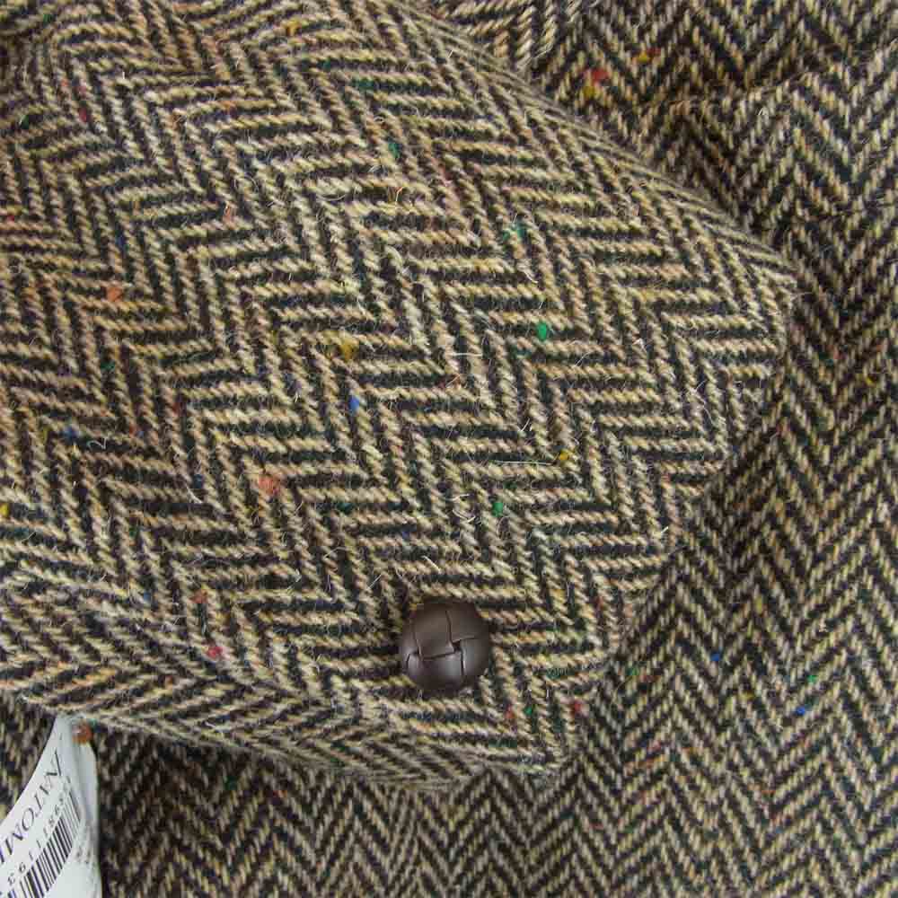 アナトミカ 530-552-08 ヘリンボーン ウール ジャケット DUNN JACKET ブラウン系 38【新古品】【未使用】【中古】