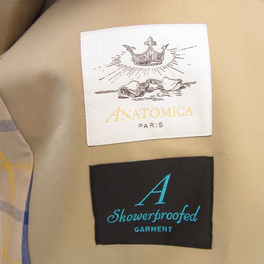 アナトミカ 530-522-03 トレンチコート ギャバジン TRENCH COAT S-PROOFED GABARDINE ベージュ系【新古品】【未使用】【中古】