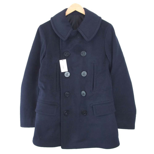 アナトミカ 19AW 530-522-04 Pコート ウール Pea Coat 海軍 USN スターボタン ネイビー系 ネイビー系 40【新古品】【未使用】【中古】