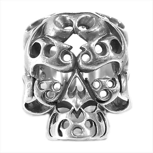 TENDERLOIN テンダーロイン T-SKULL RING ボルネオ スカル SV925 シルバーリング シルバー 17～20号程度  シルバー 17～20号程度【中古】