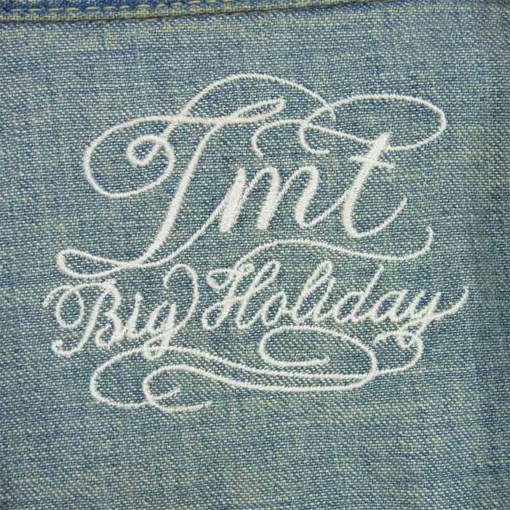 TMT ティーエムティー TSH-F-1402 レギュラー デニム シャツ REGULAR DENIM SHIRT ブルー系 M【中古】