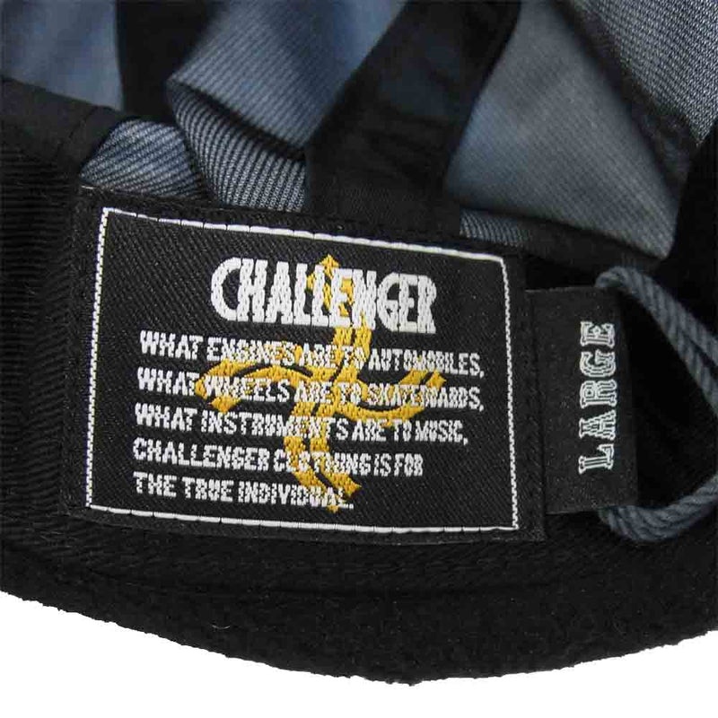 CHALLENGER チャレンジャー CLG-AC-020-034 ジェット キャップ FIELD CAP 帽子 ブラック系 L【新古品】【未使用】【中古】