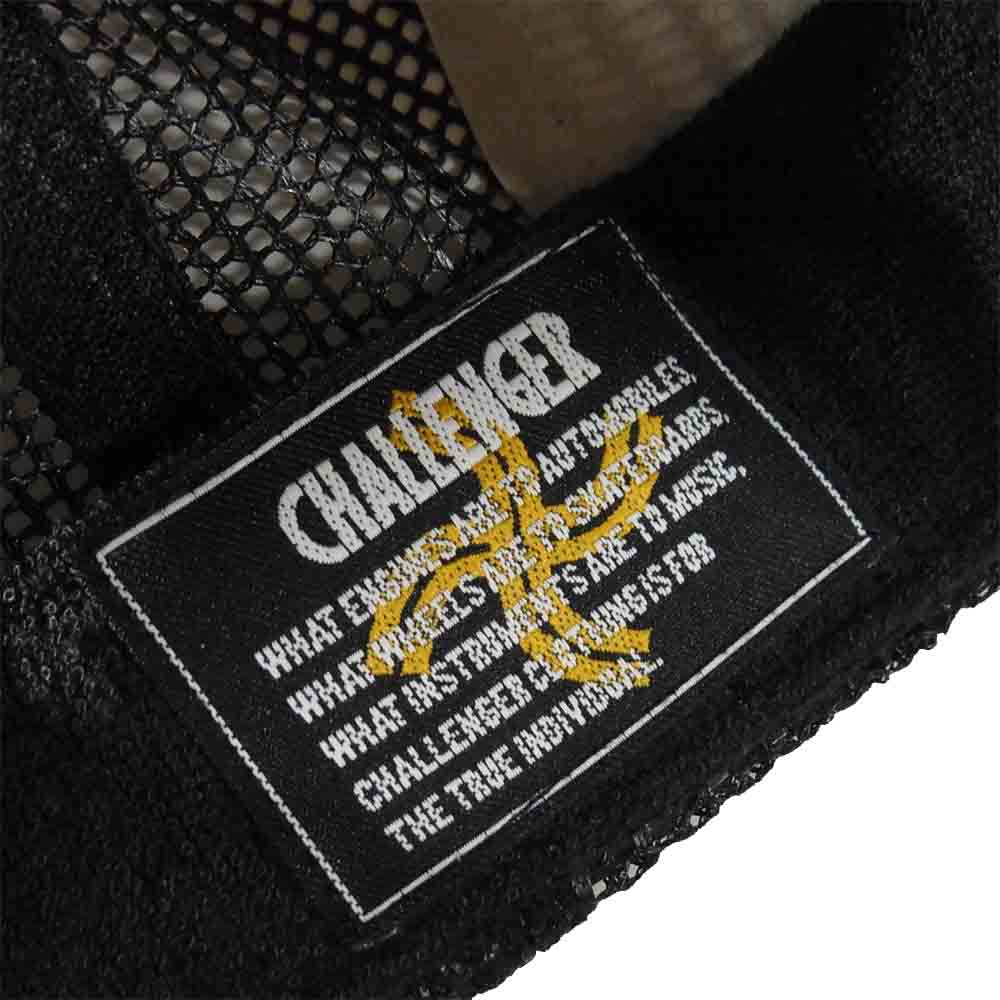 CHALLENGER チャレンジャー CLG-AC-020-059 メッシュ キャップ DTF MESH CAP 帽子 ブラック系【新古品】【未使用】【中古】