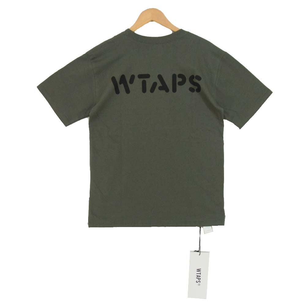 WTAPS ダブルタップス 20AW 202PCDT-ST01S BOB SCREEN SS TEE Tシャツ OLIVE DRAB M【新古品】【未使用】【中古】