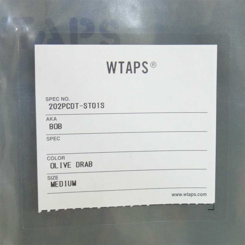 WTAPS ダブルタップス 20AW 202PCDT-ST01S BOB SCREEN SS TEE Tシャツ OLIVE DRAB M【新古品】【未使用】【中古】