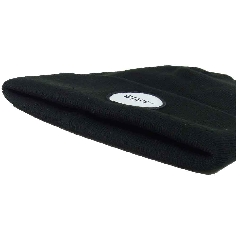 WTAPS ダブルタップス 20SS 201MADT-HT03 ビーニー BEANIE ニット帽 ワッペン ブラック系 00【新古品】【未使用】【中古】