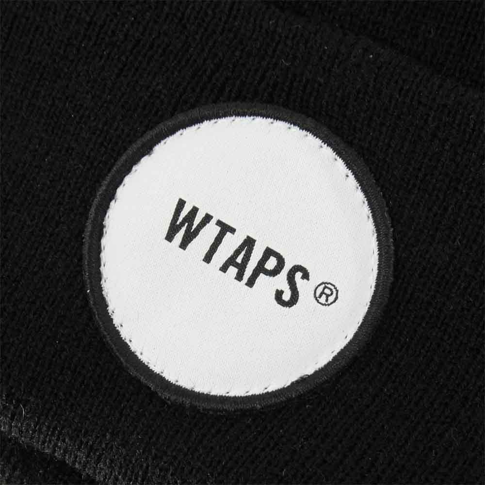 WTAPS ダブルタップス 20SS 201MADT-HT03 ビーニー BEANIE ニット帽 ワッペン ブラック系 00【新古品】【未使用】【中古】