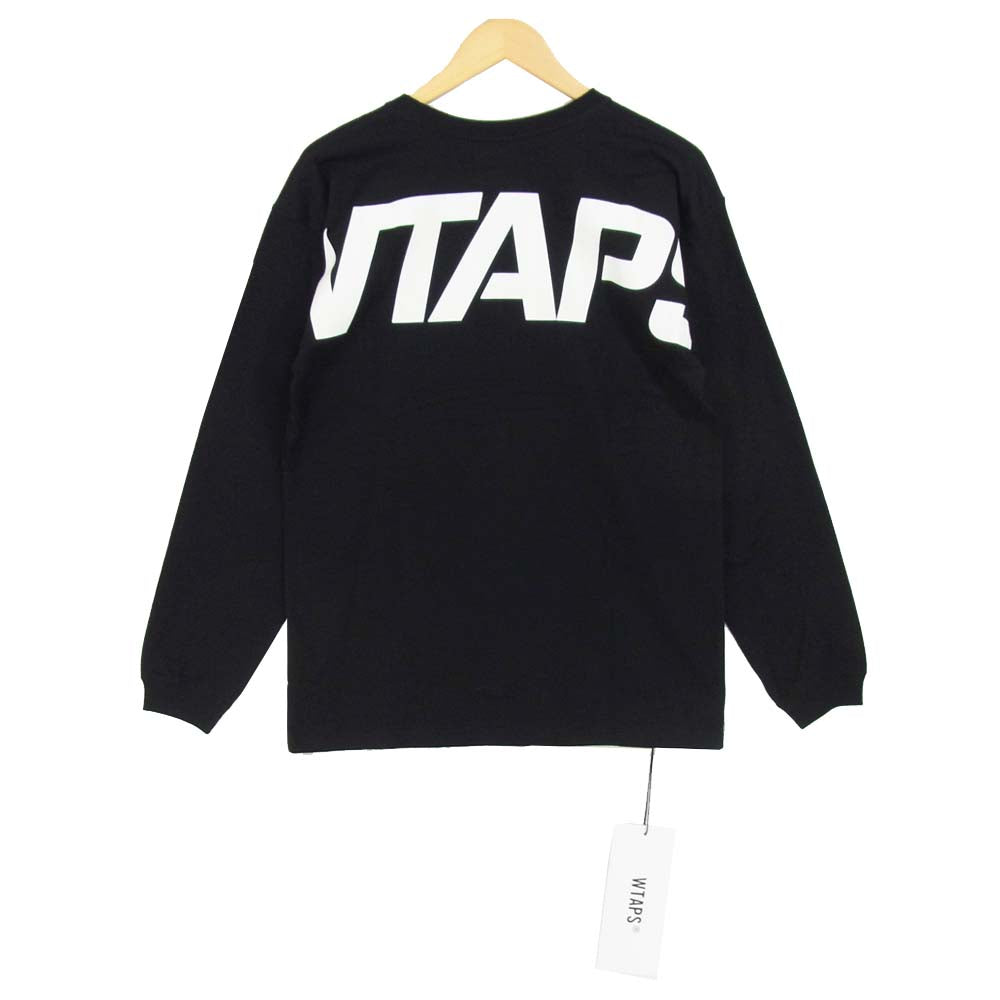 WTAPS ダブルタップス 20AW 202ATDT-LT01S ステンシル ロング スリーブ Tシャツ ステンシル STENCIL L/S Tee ブラック系 M【新古品】【未使用】【中古】