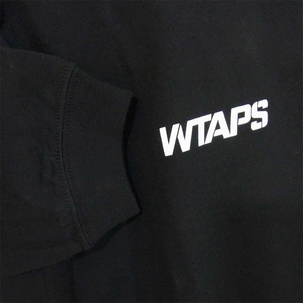 WTAPS ダブルタップス 20AW 202ATDT-LT01S ステンシル ロング スリーブ Tシャツ ステンシル STENCIL L/S Tee ブラック系 M【新古品】【未使用】【中古】