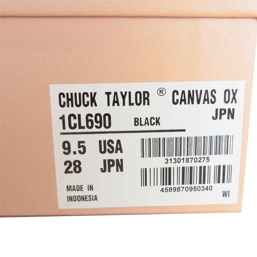 CONVERSE コンバース 1CL690 アディクト チャック テイラー CONVERSE ADDICT CHCK TAYLOR CANVAS OX 28cm【極上美品】【中古】