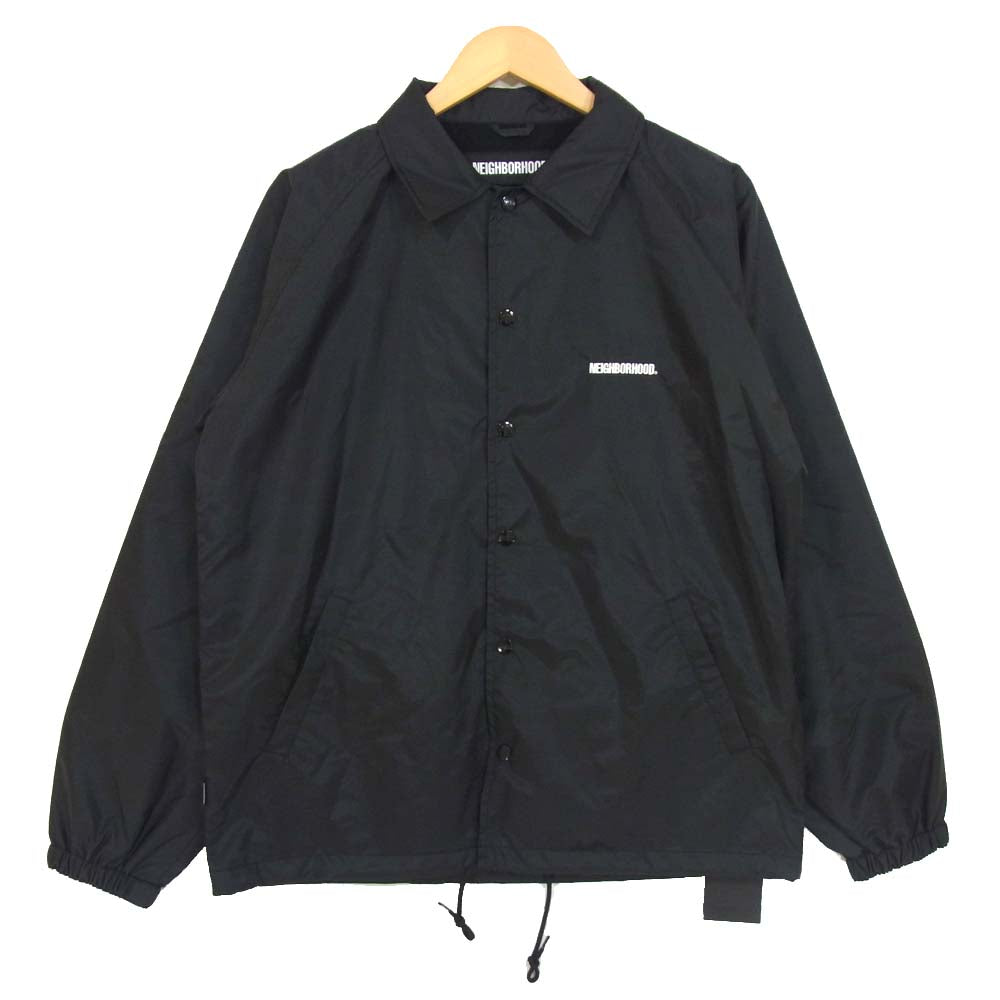 NEIGHBORHOOD ネイバーフッド 20AW 202TSNH-JKM01 BROOKS N-JKT コーチ ジャケット ナイロン ジャケット ブラック系 M【新古品】【未使用】【中古】