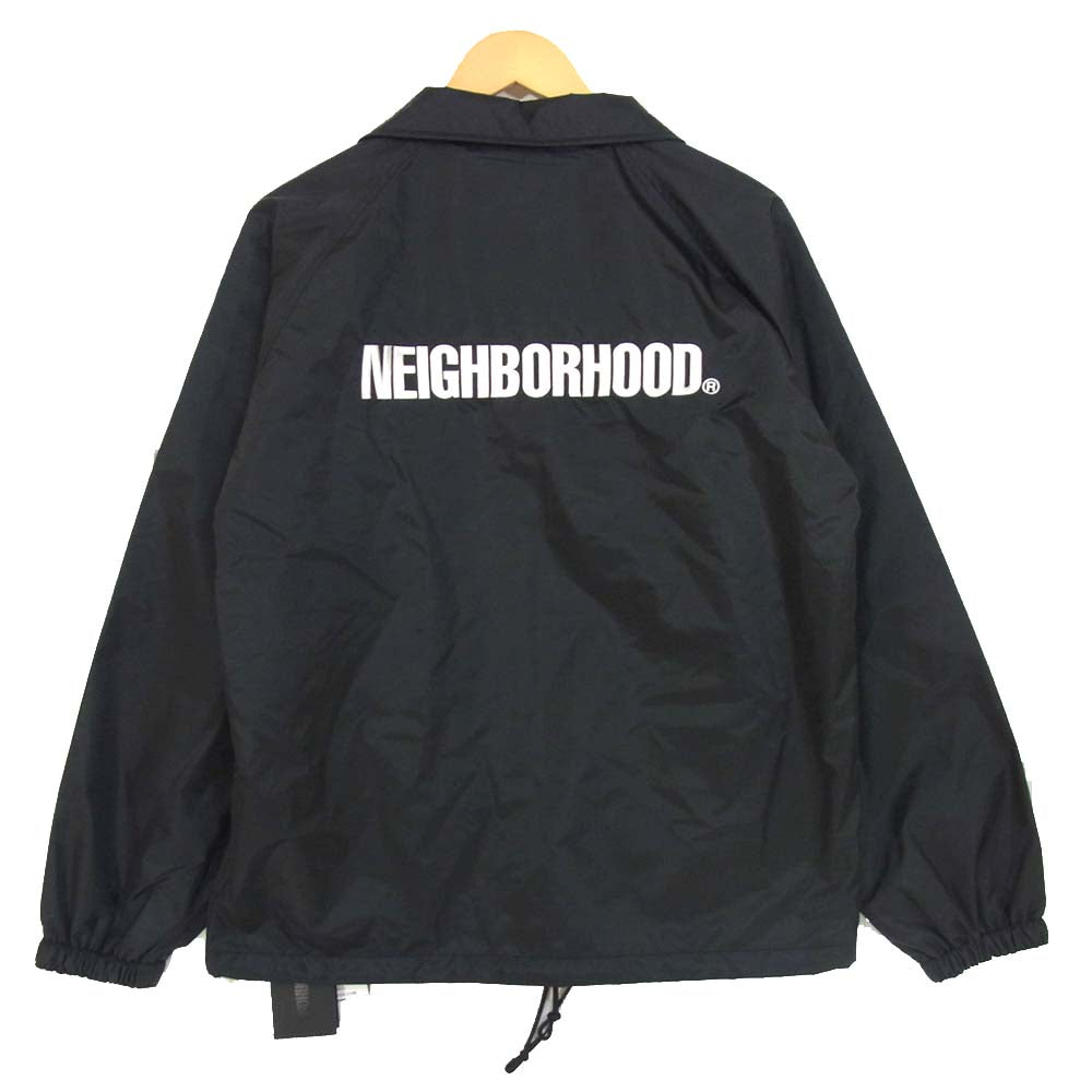 NEIGHBORHOOD ネイバーフッド 20AW 202TSNH-JKM01 BROOKS N-JKT コーチ ジャケット ナイロン ジャケット ブラック系 M【新古品】【未使用】【中古】