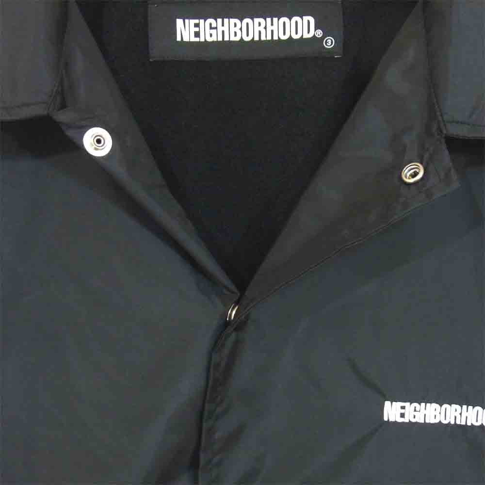 NEIGHBORHOOD ネイバーフッド 20AW 202TSNH-JKM01 BROOKS N-JKT コーチ ジャケット ナイロン ジャケット ブラック系 M【新古品】【未使用】【中古】