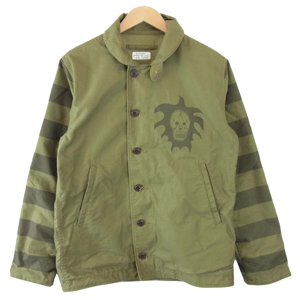 ウエストライド GHOST JACK ミリタリージャケット カーキ系 L【中古】